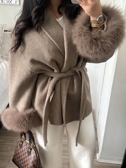 Chloé™ | Chic Faux Fur Coat