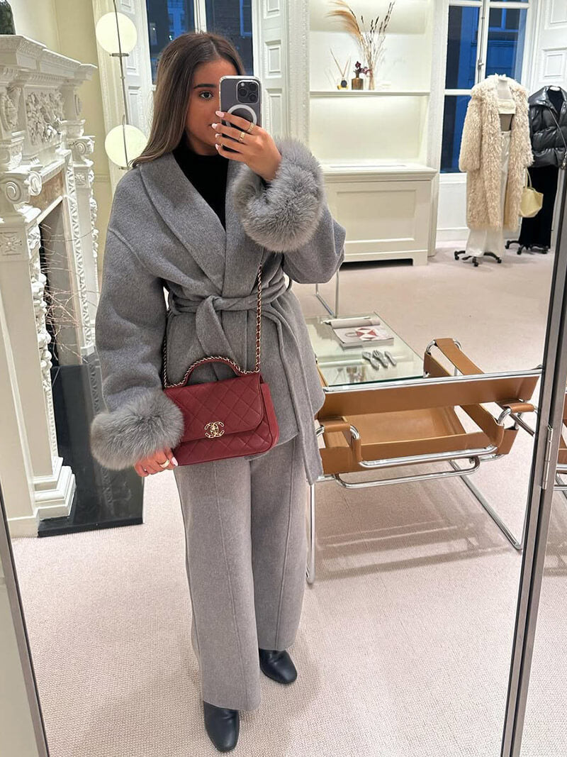 Chloé™ | Chic Faux Fur Coat