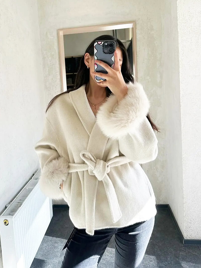 Chloé™ | Chic Faux Fur Coat