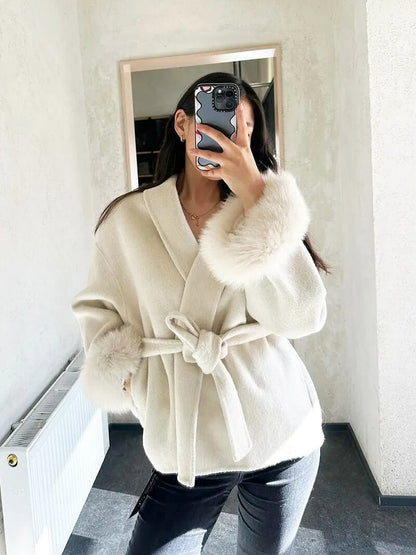 Chloé™ | Chic Faux Fur Coat