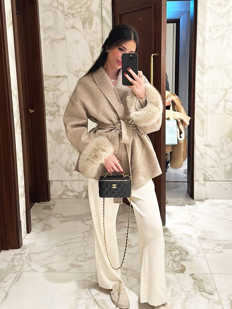 Chloé™ | Chic Faux Fur Coat