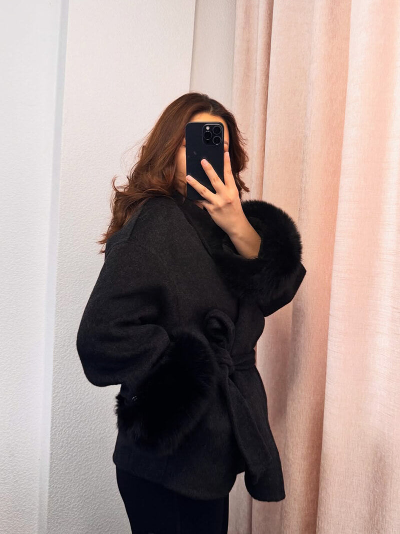 Chloé™ | Chic Faux Fur Coat