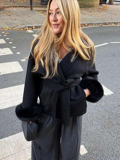 Chloé™ | Chic Faux Fur Coat